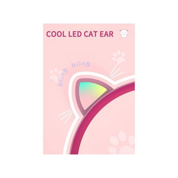 Cat Ear Wireless Bluetooth 5.0 Stereo Foldable Headset