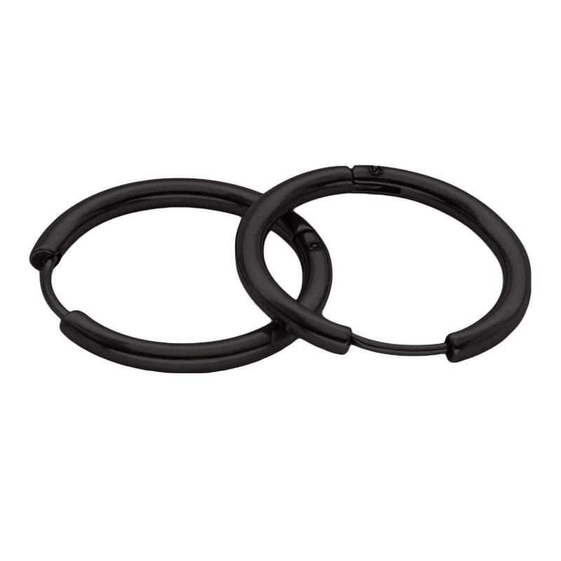 1 Pair Stainless Steel Fashion Punk Unisex Ear Hoop-Golden