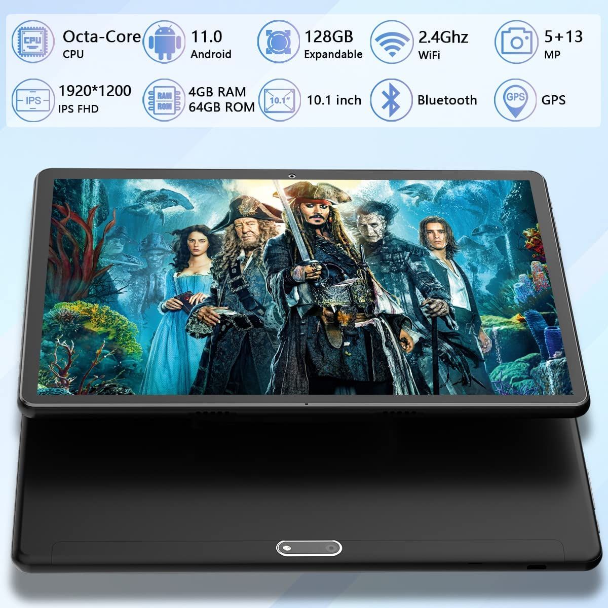 ​MatrixPad Ultra Slim 10.1" 4GB 64GB 64bit 4GLTE HD IPS Dual SIM GPS Android 10 Tablet PC
