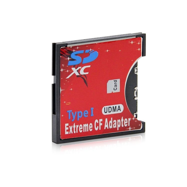 SD To CF Compact Flash Memory Card Adapter