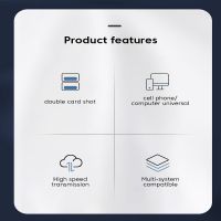 6 In 1 OTG Card Reader USB3.0 To Type C Micro USB Adapter Flash Drive Smart Memory Card Reader TF Camera Mini SD Card Reader