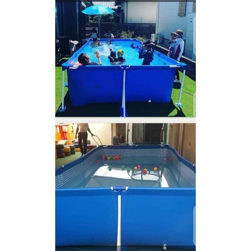 Metal Frame Rectangular  Pool 4.5m X 2.2m X 84cm - Blue