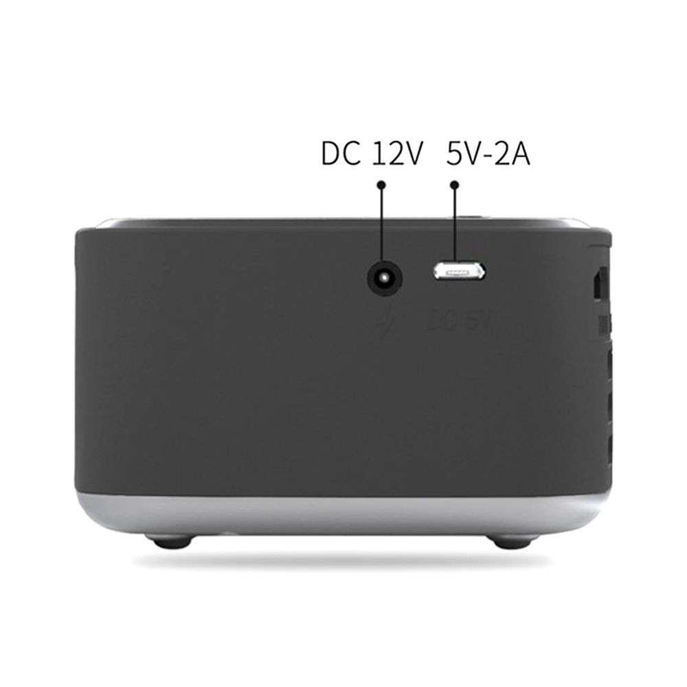 T20 Portable LED Mini Projector 1080P 320x240Pixels