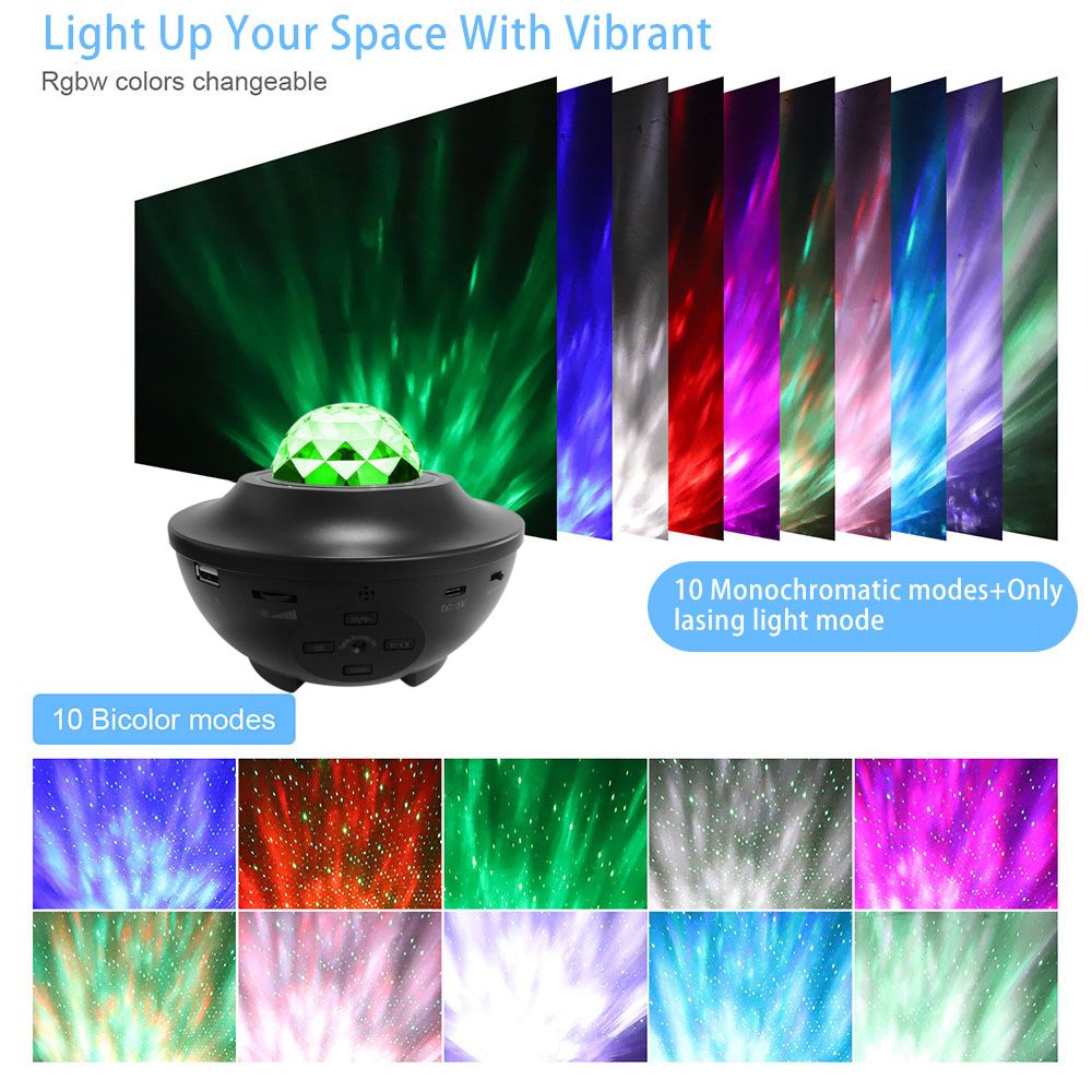 Starry Projector Light Led Night Lamp With Remote Control