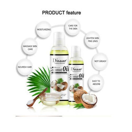 100% Natural Coconut Massage Oil, Body And Hair-100ml