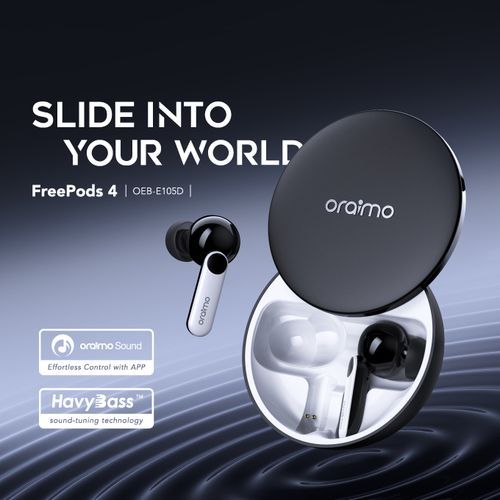 FreePods 4 True Wireless Stereo Earbuds + Free OCW-U65S Charger