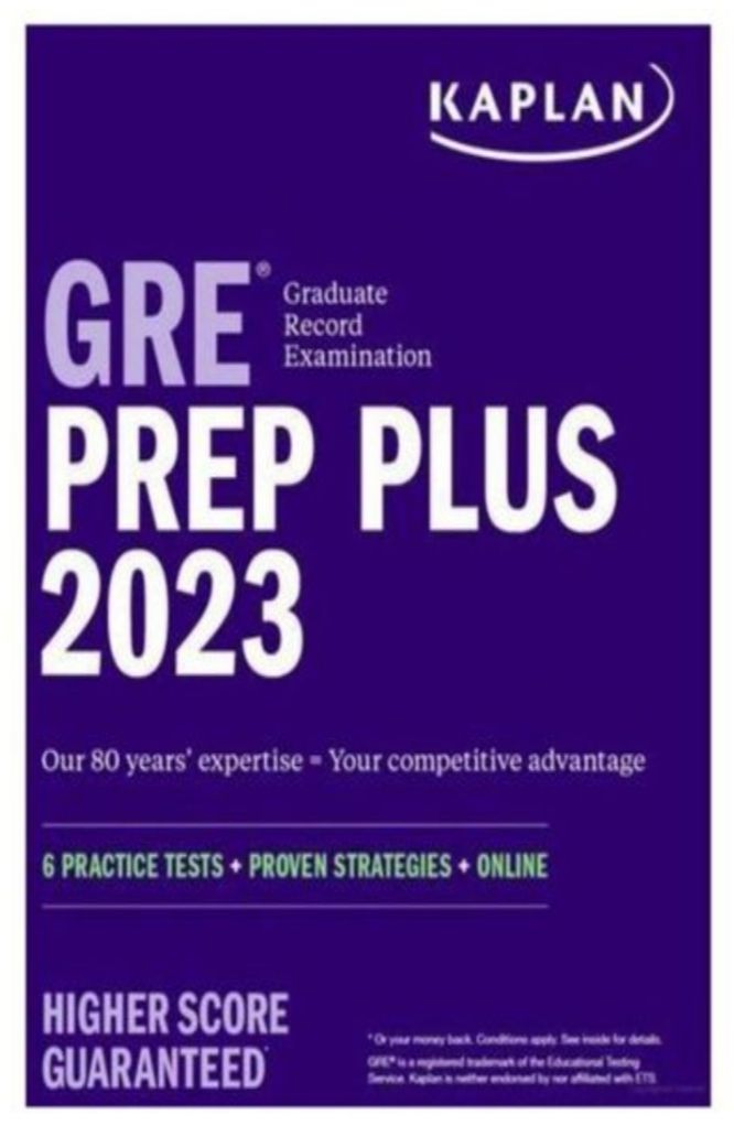 Kaplan GRE Prep Plus 2023 (Latest Edition)