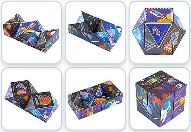 3D Magnetic Magic Kids Puzzle Cube Fidget Toys
