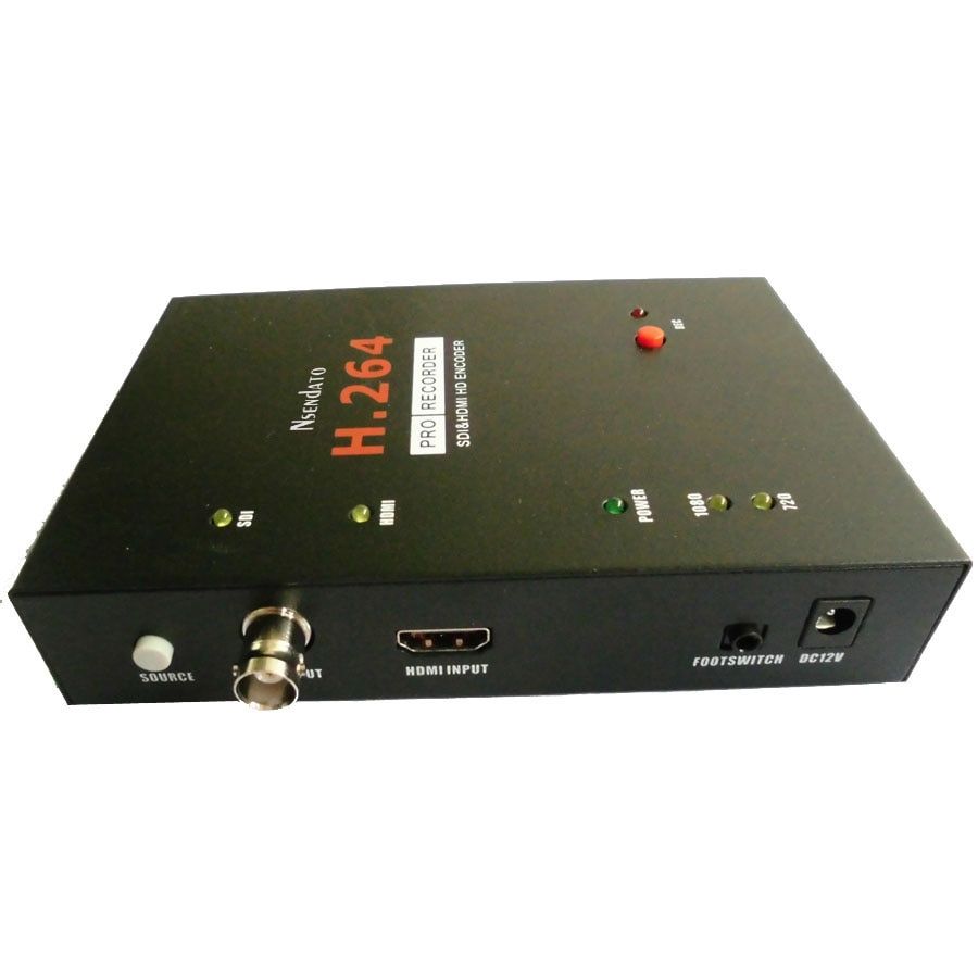 Nsendato 286 SDI HDMI H.264 Pro HDMI Recorder Box With Remote Control Support USB SD Disk SDI HD 3G Video Capture Card Encoder