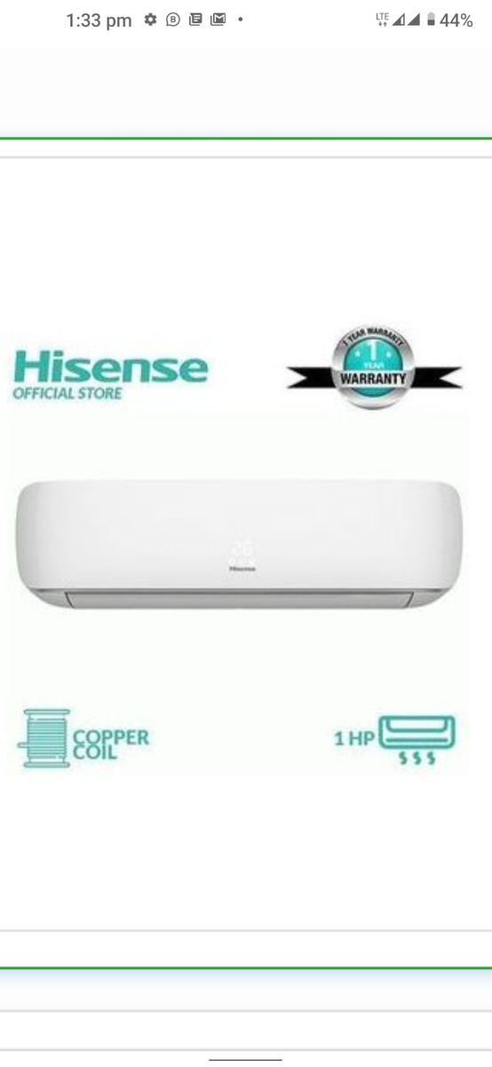 1 HORSE POWER WHITE ICE AIR CONDITIONER