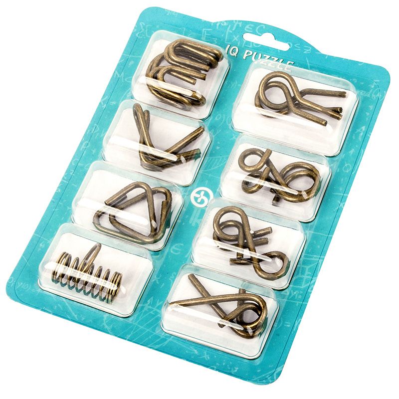 Materials Metal 3D Montessori Puzzle Wire IQ Mind Brain
