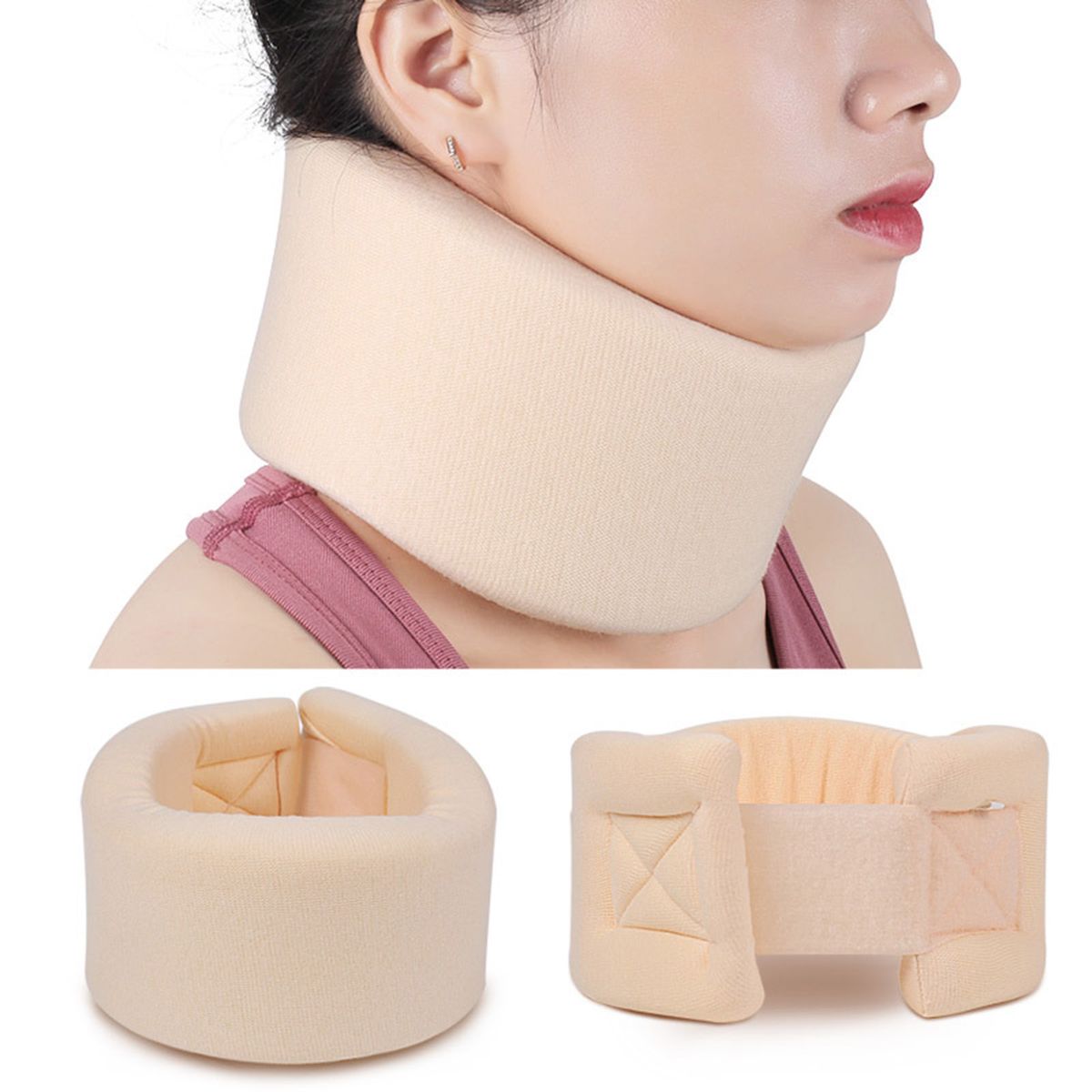 Soft Foam Neck Brace Universal Cervical Collar Adjustable