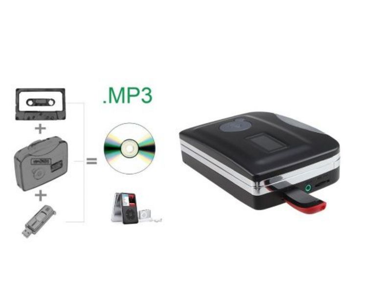 Genuine Ezcap Audio Capture Walkman MP3 Music Player, CD,Old Cassette Tape To MP3 Converter Recorder To USB Flash Disk WOT