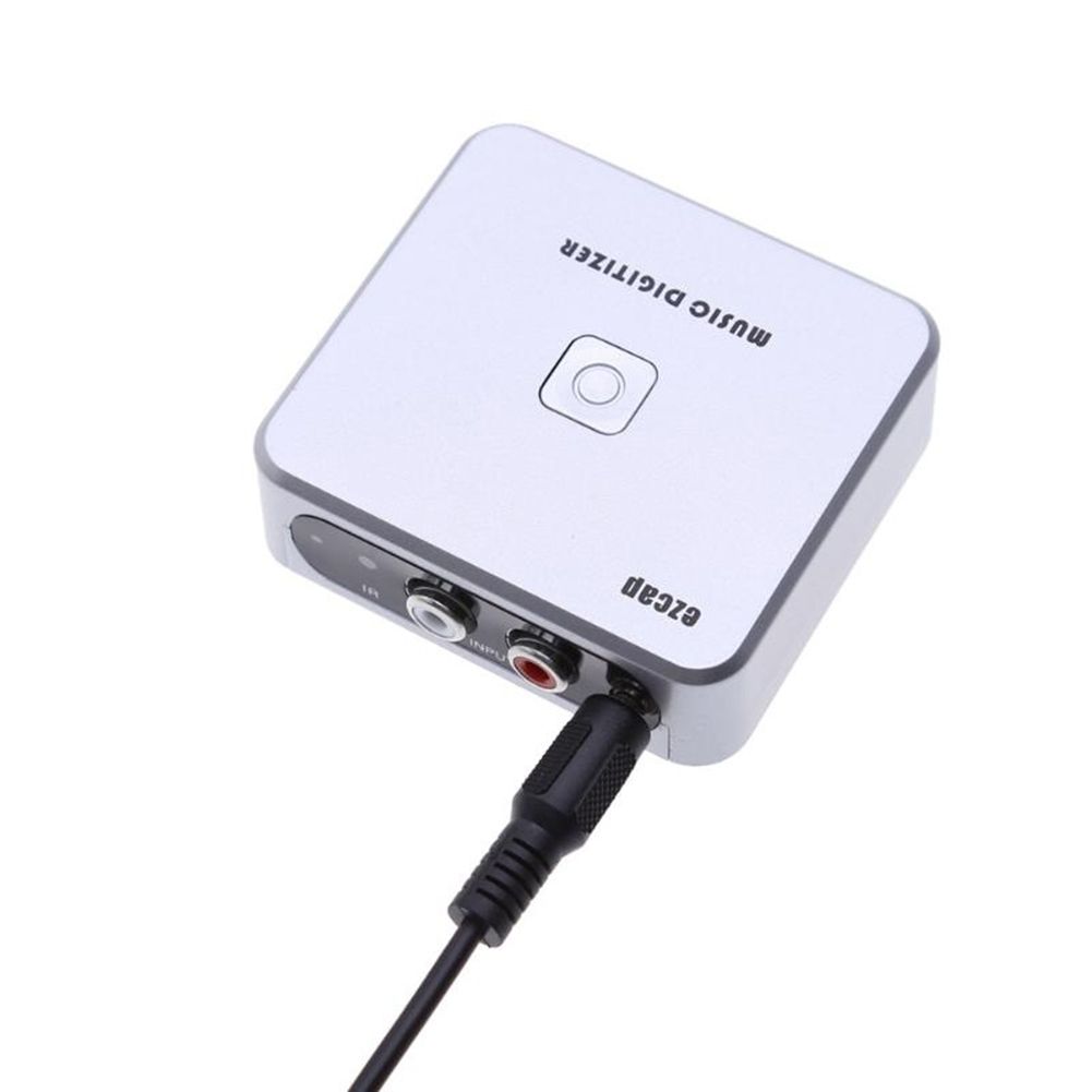 Cassette Music Digitizer 3.5mm RCA Audio Capture Adapter Recorder To SD USB Disk