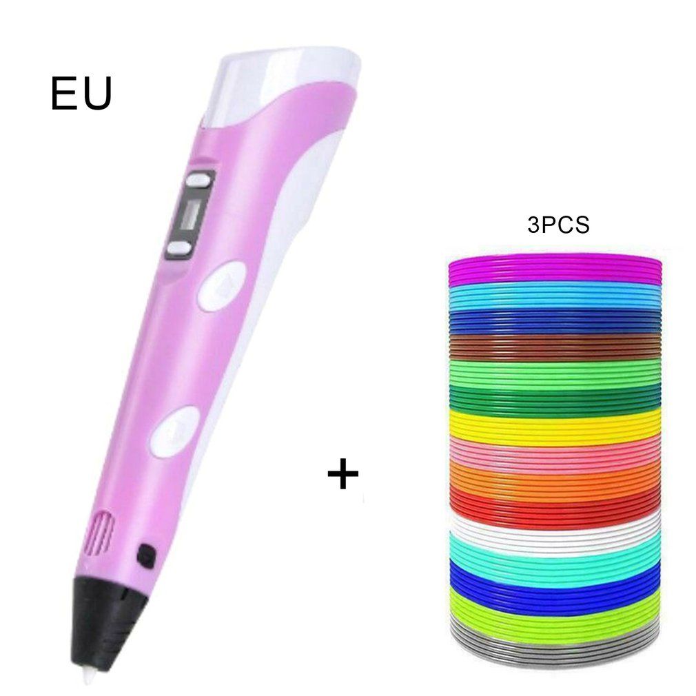 3D Printing Pen Painting Pen Drawing Painting Pens Consumables 3m PLA/ABS Crafting Filament Doodle Drawing Art Printer Kid Gift