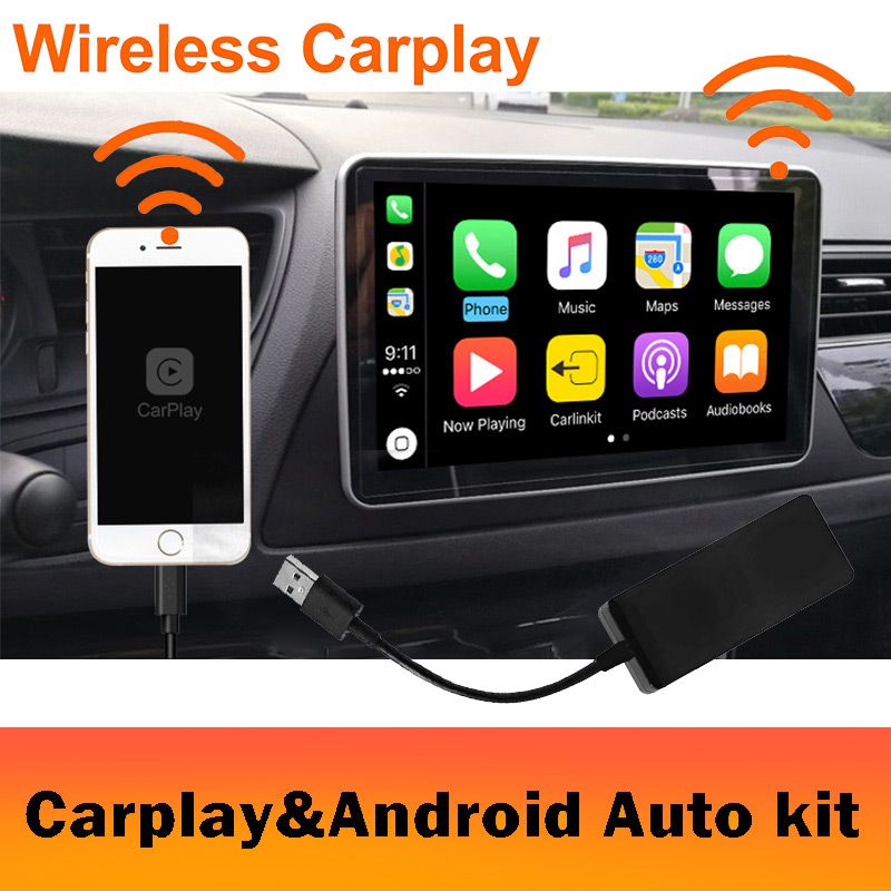 Wireless Car Radio  CarPlay&Android Auto Link USB  With