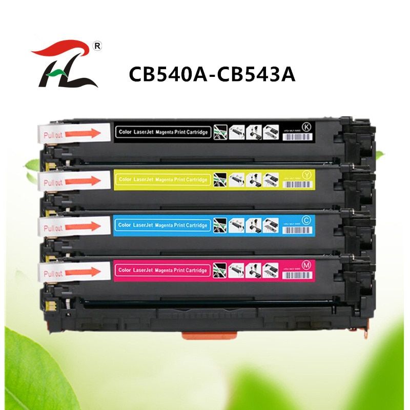 Compatible Toner Cartridge CB540A CB541A CB542A CB543A 125A For HP Laserjet 1215 CP1215 CP1515n CP1518ni CM1312 Printer