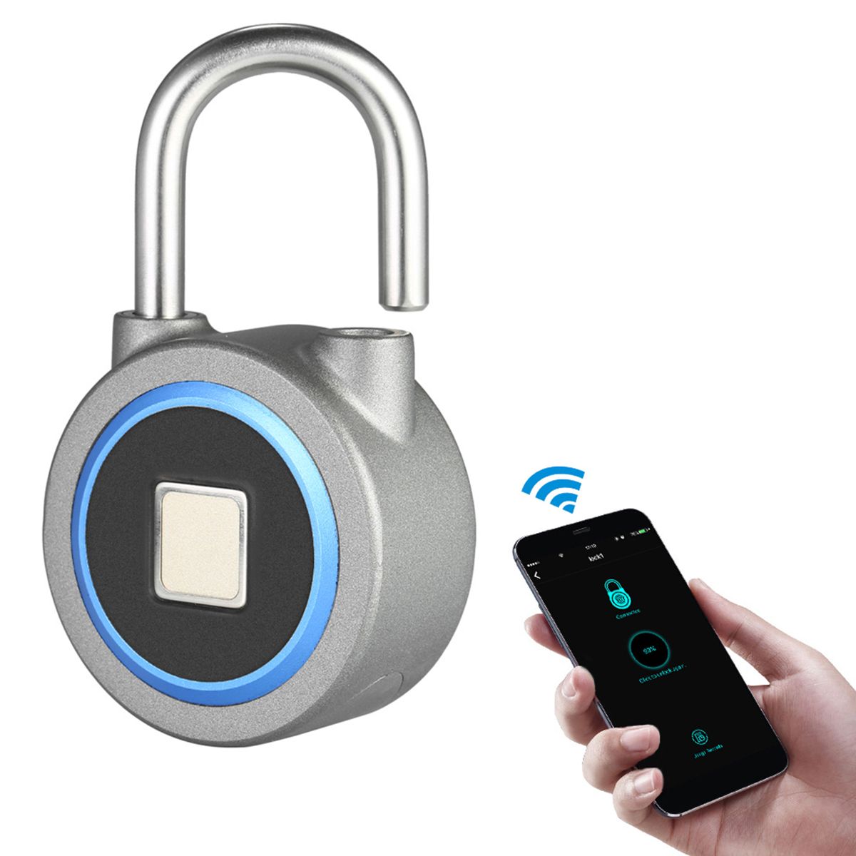 BT Fingerprint Smart Keyless Lock Waterproof APP /