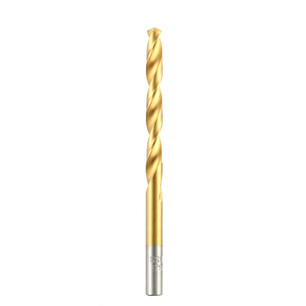 13pcs/set HSS Plating Titanium Twist Drill Bit Set Metric System 1.5-6.5mm High Quality Woodworking Wood Metal Drilling Tool