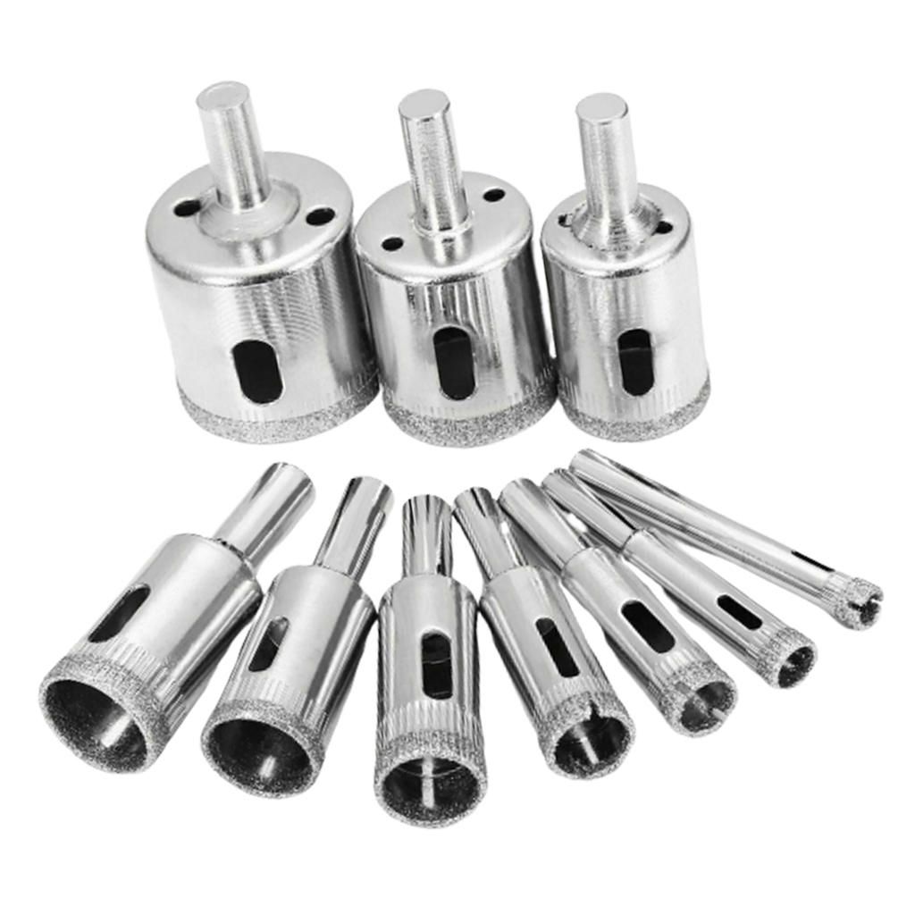 10x Steel Diamond  Remover Glass Ceramics Marble Grit Holes