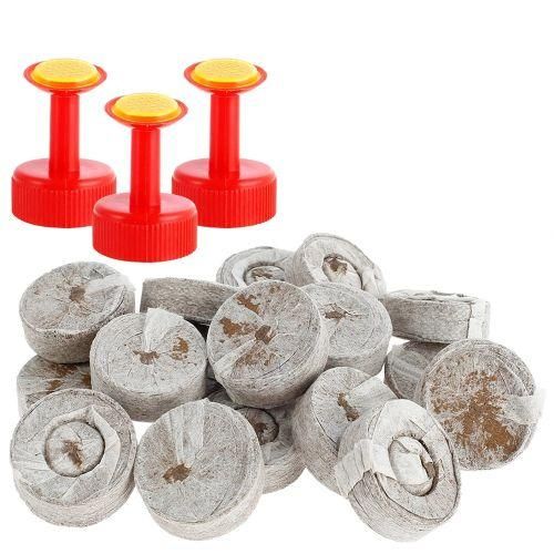 Nutrient Block Seeds Nursery Pots Peat Pellets