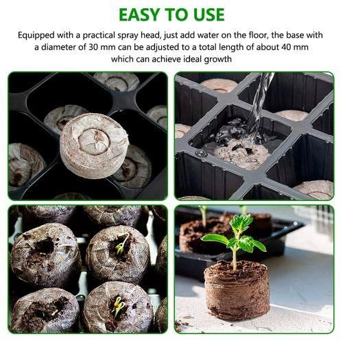 Nutrient Block Seeds Nursery Pots Peat Pellets