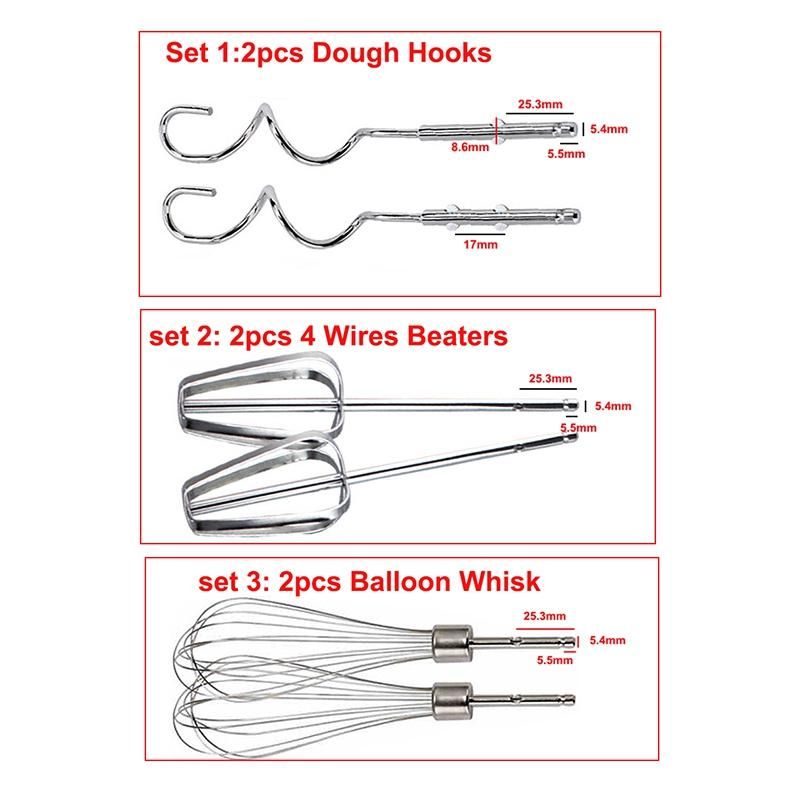 Electric Egg Mixer Parts Set Blender Egg Beater Suit for