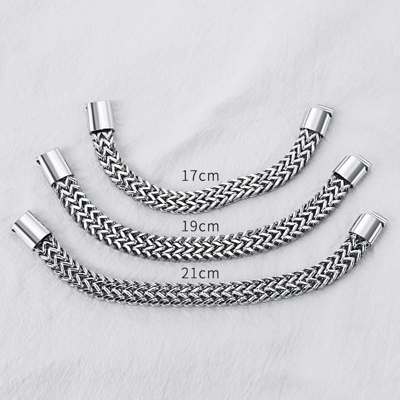 Men's and Women's Titanium Steel Cuban Chain Bracelet