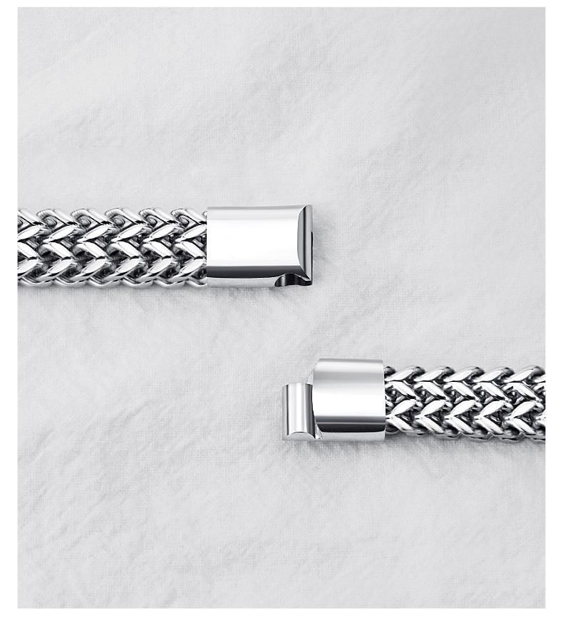 Men's and Women's Titanium Steel Cuban Chain Bracelet