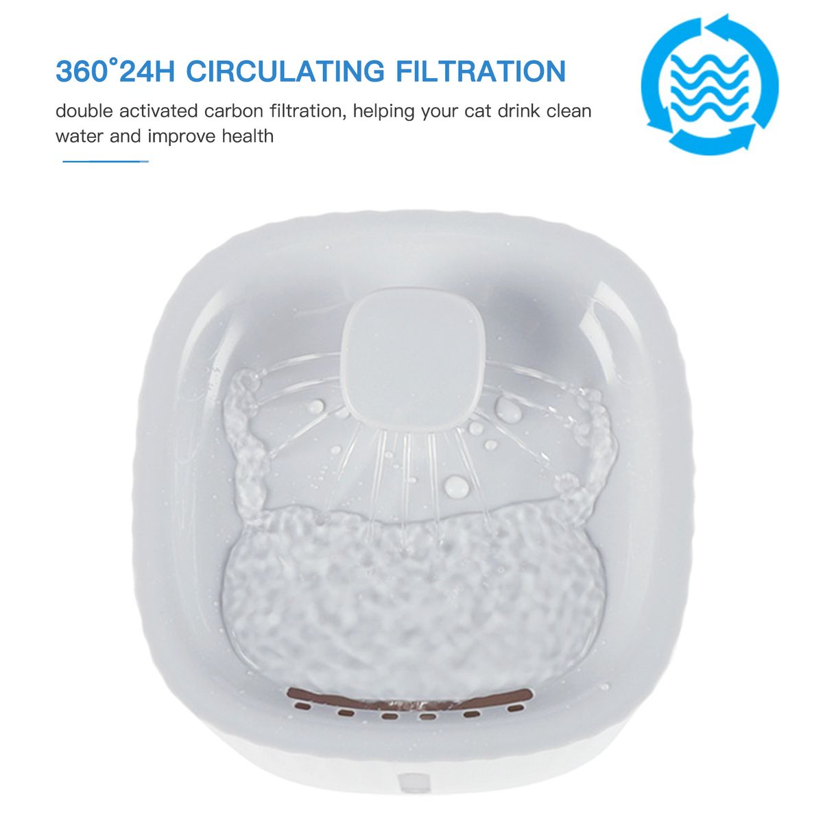 Automatic Water Dispenser For Pets 3L LED Water Level