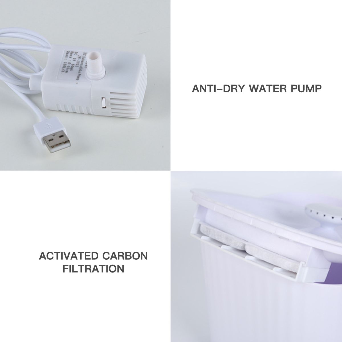 Automatic Water Dispenser For Pets 3L LED Water Level