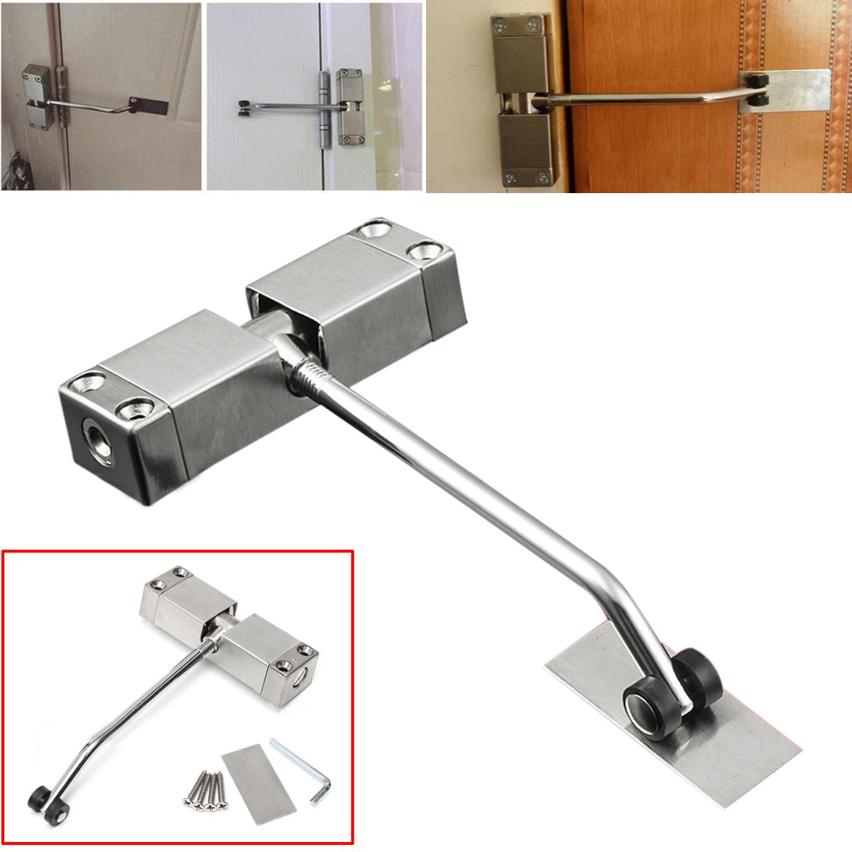 1pc Automatic Mounted Spring Door Closer Door Closers