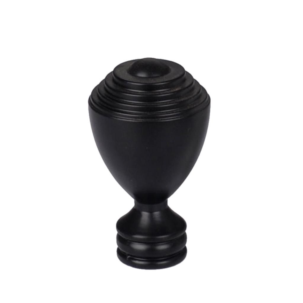 1Piece Alloy Curtain Decorative Pole/Rod Finials Ends Heads