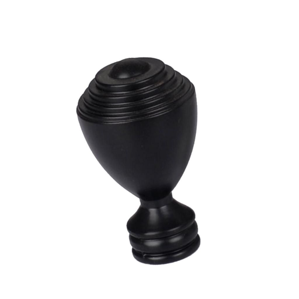 1Piece Alloy Curtain Decorative Pole/Rod Finials Ends Heads