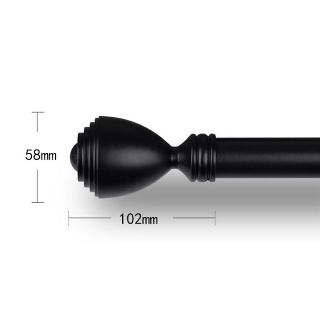 1Piece Alloy Curtain Decorative Pole/Rod Finials Ends Heads