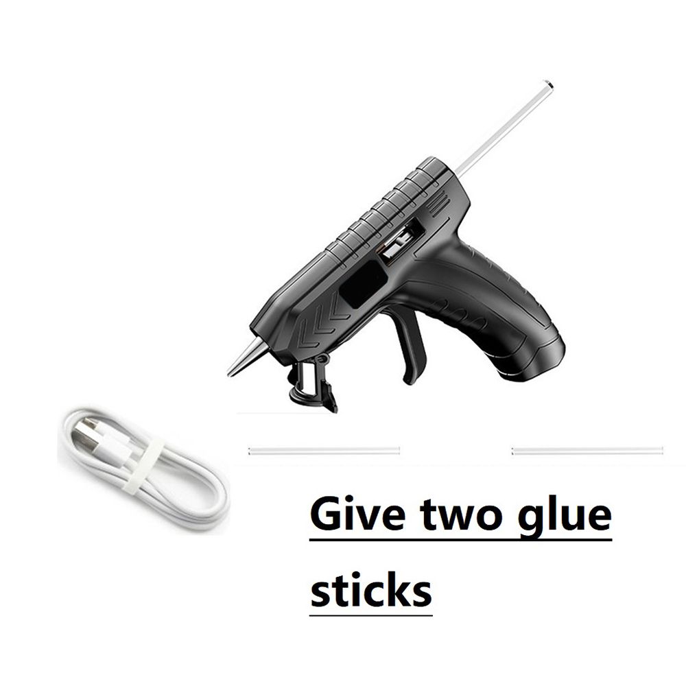 Hot Melt  Stick 7x100mm / 30pcs , USB Lithium Battery  Gun 10W For DIY Bonding Of Fire Paint Seal