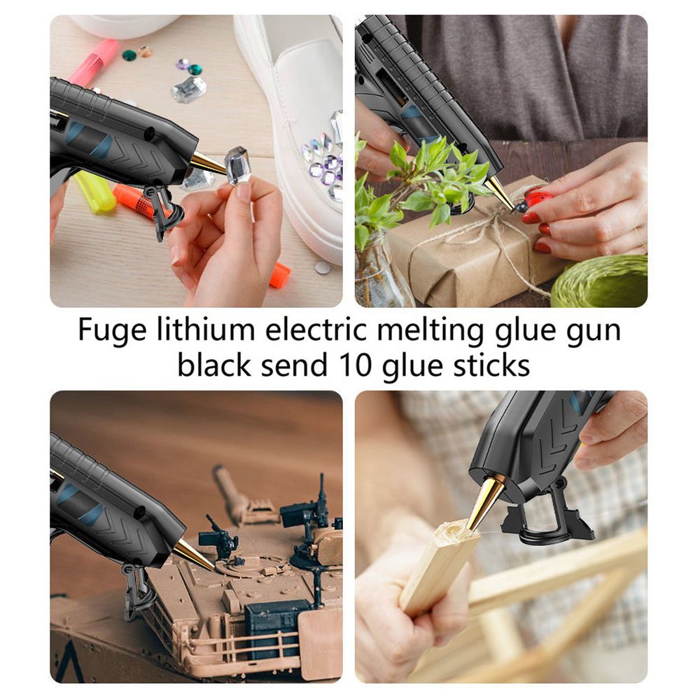 Hot Melt  Stick 7x100mm / 30pcs , USB Lithium Battery  Gun 10W For DIY Bonding Of Fire Paint Seal