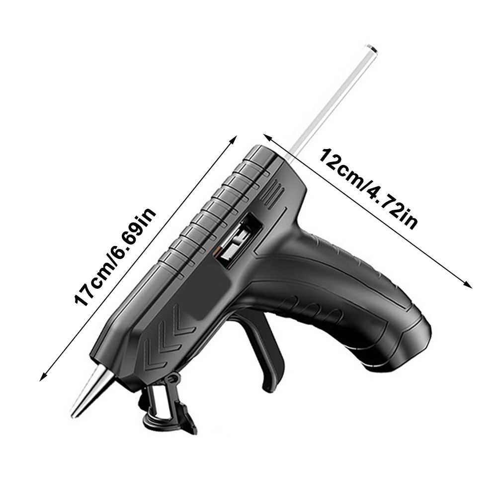 Hot Melt  Stick 7x100mm / 30pcs , USB Lithium Battery  Gun 10W For DIY Bonding Of Fire Paint Seal