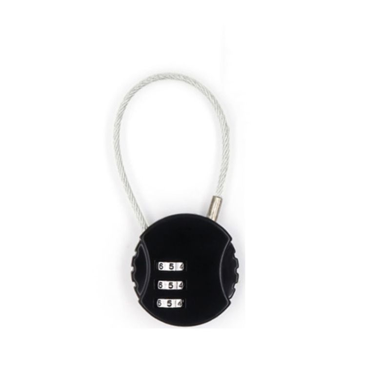 5 PCS Gym Luggage Bicycle Padlock Spherical Combination Lock