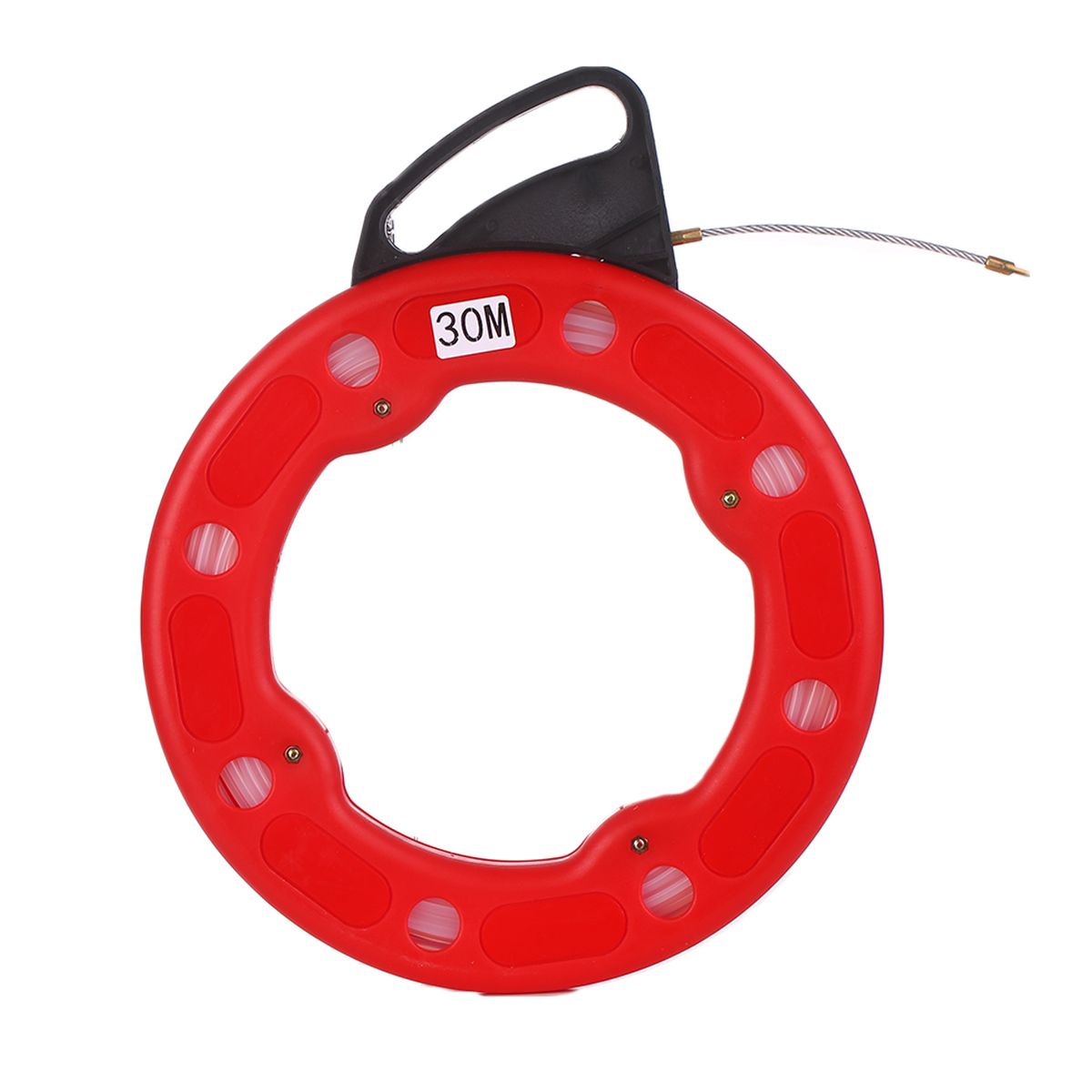 30M Fiberglass Fish Tape Reel Puller Conductive Electrical