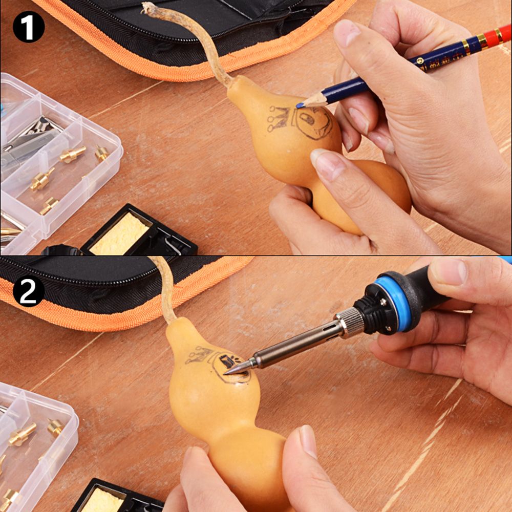 35PCS Portable Carving Pyrography Tool Multi-Function