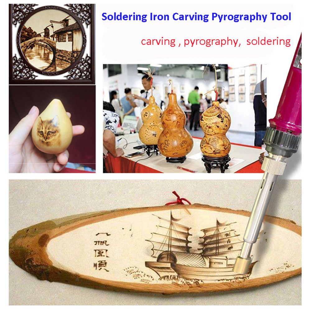 35PCS Portable Carving Pyrography Tool Multi-Function