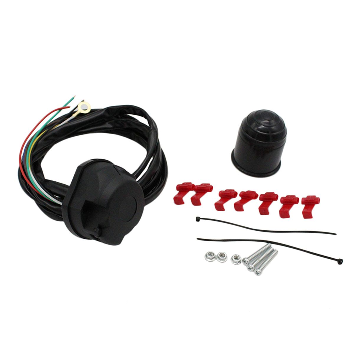 7-Way Trailer Connector Plug Light Wiring Harness Extension