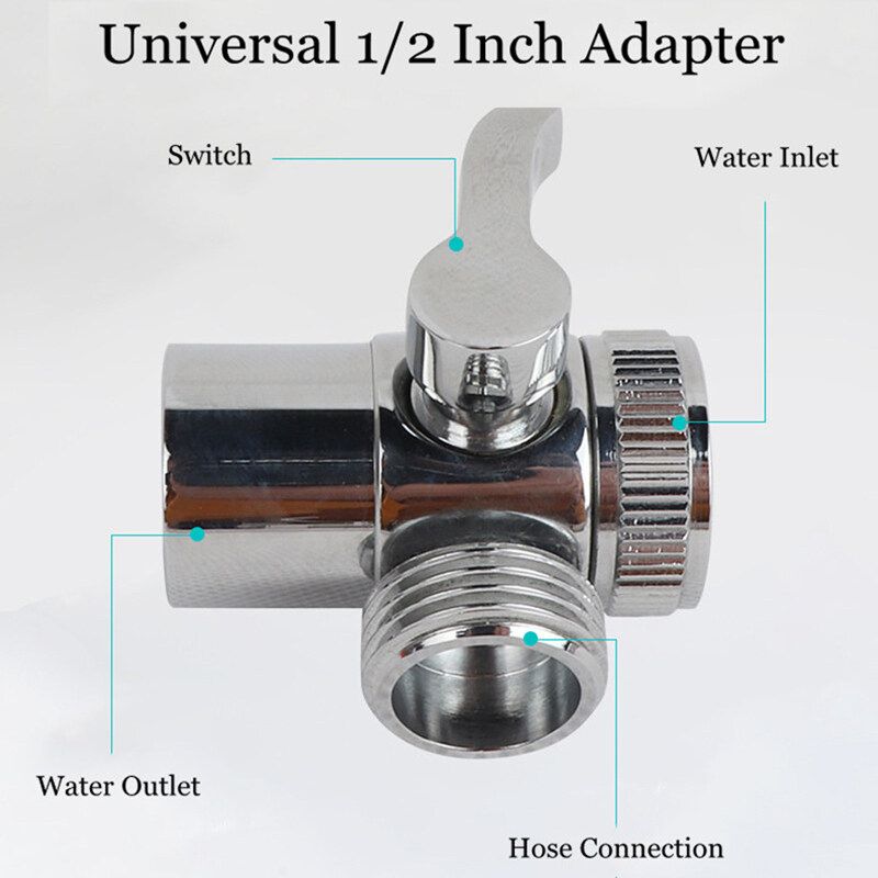 Bathroom Basin Water Tap External Shower Head Adjustable Mode Rinser Extension