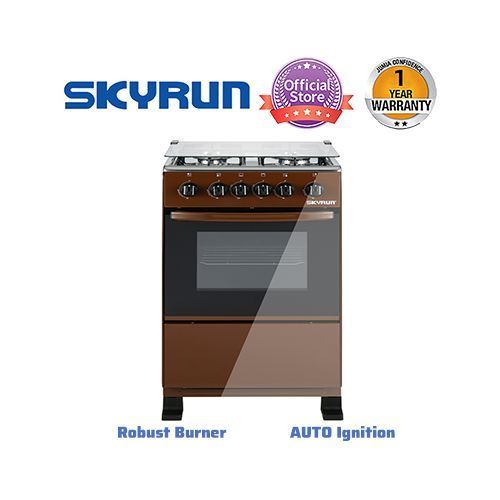 Skyrun 4 Burners（4+0）Gas Cooker -GCS-4G/MS500Z-M- Brown