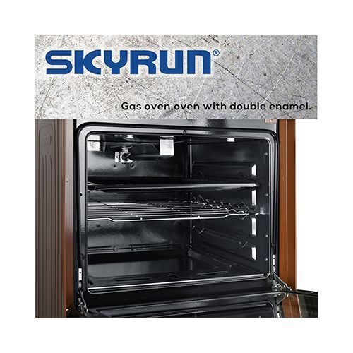 Skyrun 4 Burners（4+0）Gas Cooker -GCS-4G/MS500Z-M- Brown