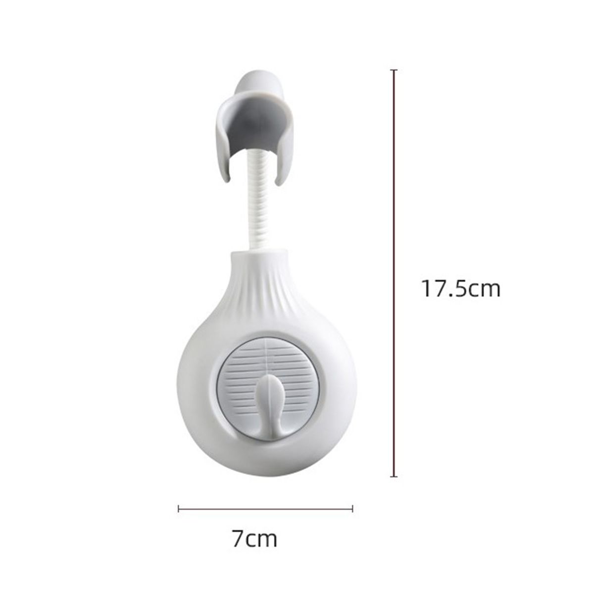 Shower Head Bracket Bathroom Good Load Bearing Shower Head Holder Grey
