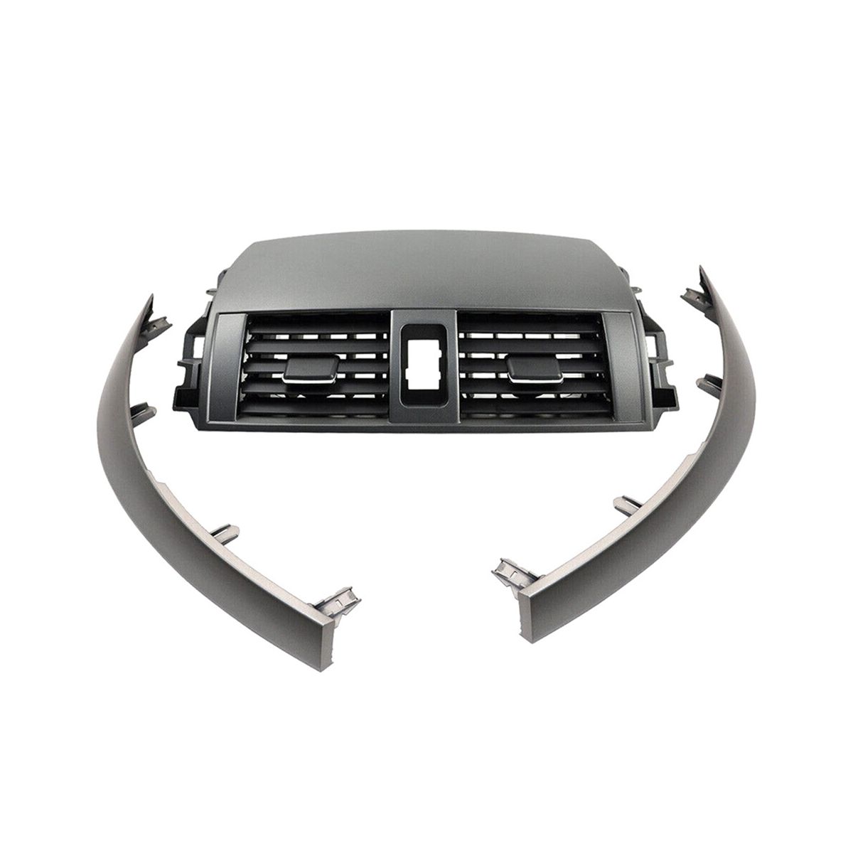 Car Center Dash AC Outlet Air Vent Panel with Strip Trim for Toyota Corolla 2009-2013