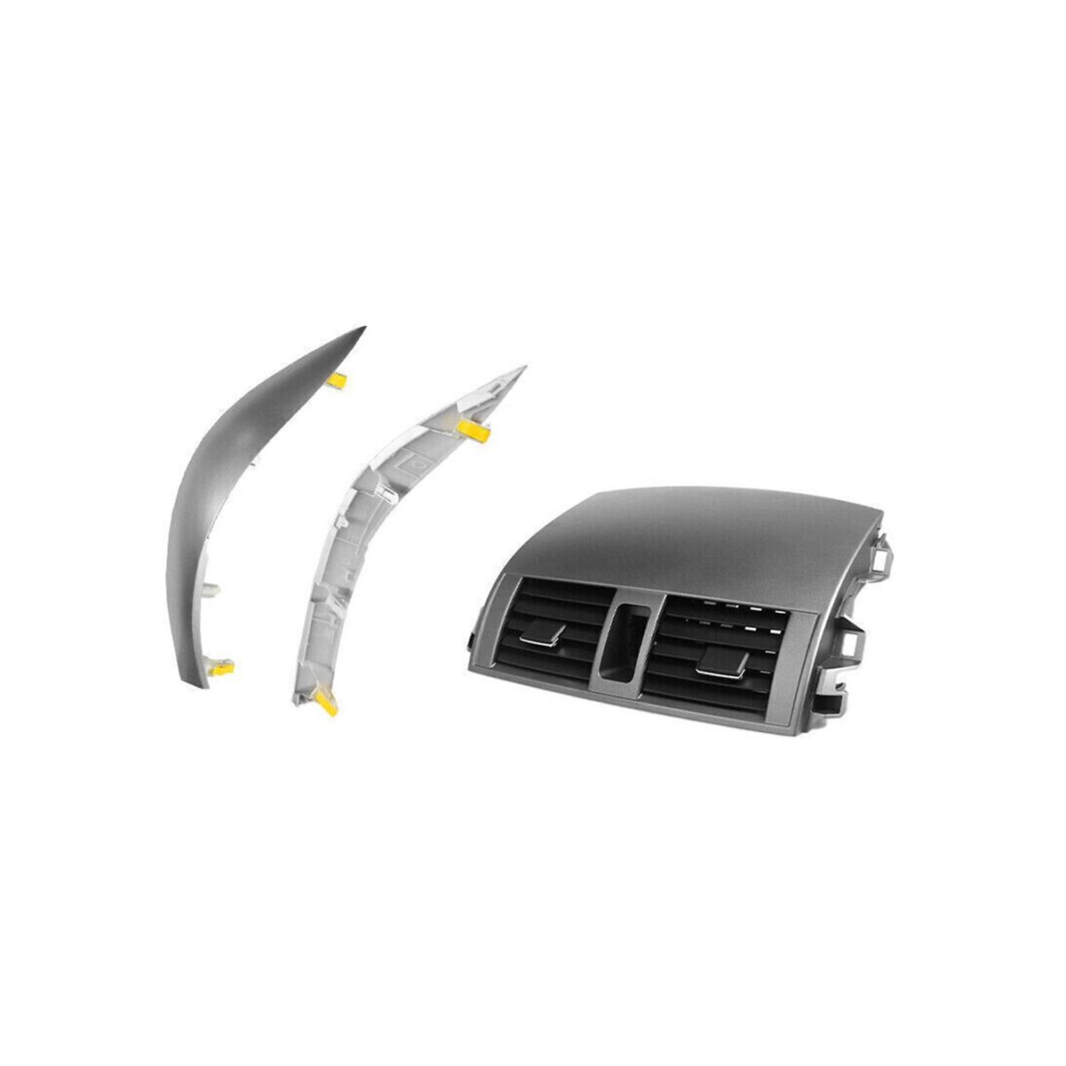 Car Center Dash AC Outlet Air Vent Panel with Strip Trim for Toyota Corolla 2009-2013