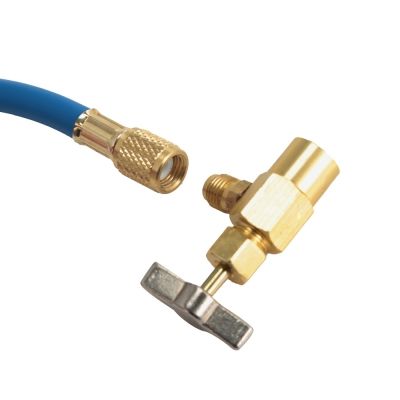 Fluorinated Hose For Air Conditioner With Pressure Gauge And Adapter